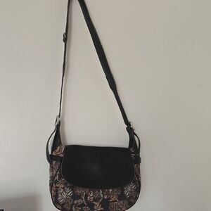 NWOT Aimee Kestenberg Black and Brown Patterned Women's Bag